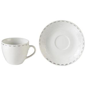 Sada šálků 200ml 6+6 bílá obraz