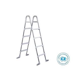 Schůdky k bazénům výška stěny do 1, 22m šedé obraz