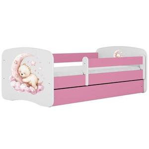 Dětská postel Babydreams+SZ růžová 70x140 obraz