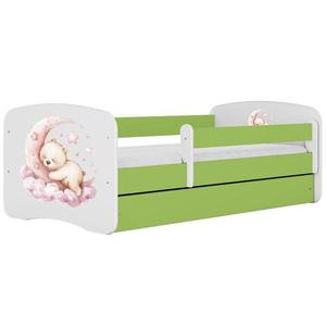 Dětská postel Babydreams+SZ+M zelená 80x160 sen obraz