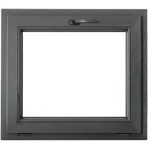 Okno sklápěcí 86, 5x83, 5 antracit/2-panely obraz