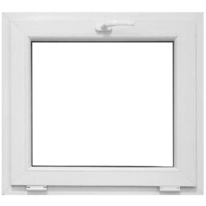 Okno sklápěcí 86, 5x83, 5 bílá/antracit/3-panely obraz