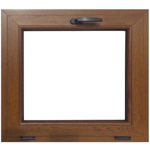 Okno sklápěcí 86, 5x83, 5 zlatý dub/2-panely obraz