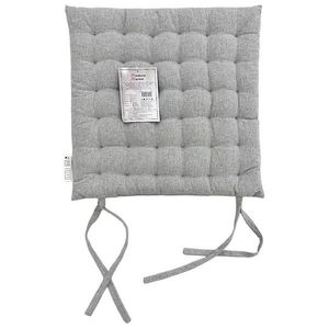 Podsedák na židli 40x40 cm světle šedý obraz