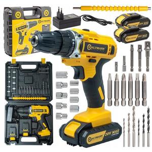 Aku vrtačka Kaltmann 20 V 2 x akumulátor 2 Ah + příslušenství obraz