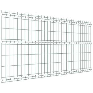 PLOTOVÝ PANEL 3D 1230X2500MM, DRÁT 3, 1MM - ZELENÝ, RAL6005 obraz