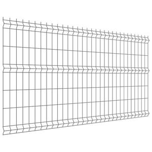 PLOTOVÝ PANEL 3D 1230X2500CM, DRÁT 3, 1MM - ANTRACIT, RAL7016 obraz