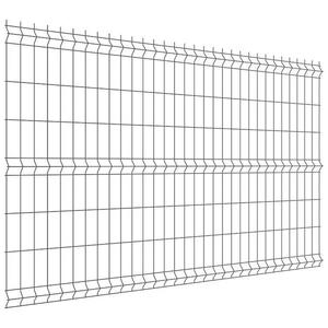 PLOTOVÝ PANEL 3D 1530X2500, DRÁT 3, 1MM - ANTRACIT, RAL7016 obraz