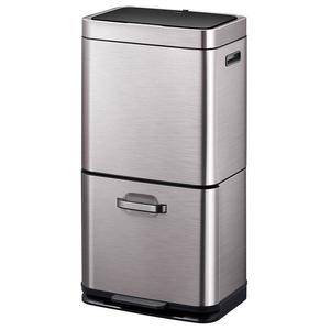 Odpadkový koš Eko Himalaya 35+25l inox šedá 933960 obraz
