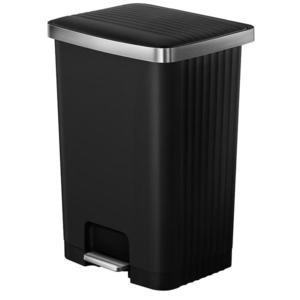 Odpadkový koš Eko Hanna 70l černý 638870 obraz