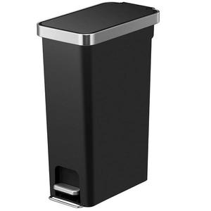 Odpadkový koš Eko Hana slim 40l černý 626840 obraz