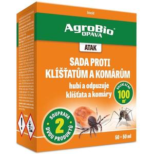 Atak sada proti klíšćatům a komárům 50+50 ml obraz