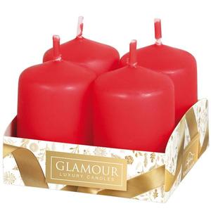 Svíčky adventní mat. červená obraz