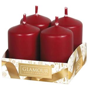 Svíčky adventní mat. bordo obraz