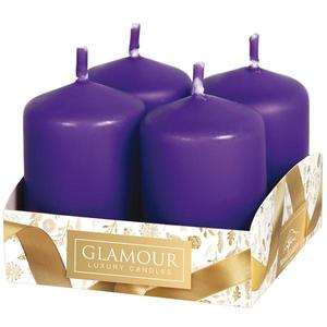 Svíčky adventní mat. fialová obraz