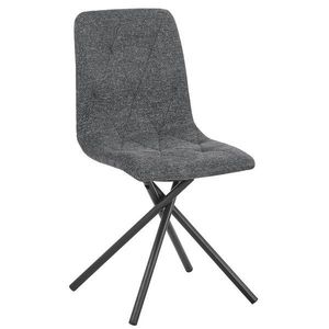 Židle Luna tmavě šedá Raven 15 obraz