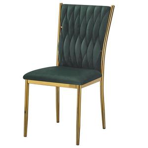 Židle Glamour 12510 zelená/zlatá obraz