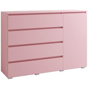 Komoda Cosmo C05 4S1D růžový obraz