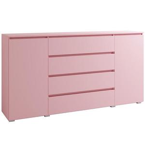 Komoda Cosmo C06 4S2D růžový obraz