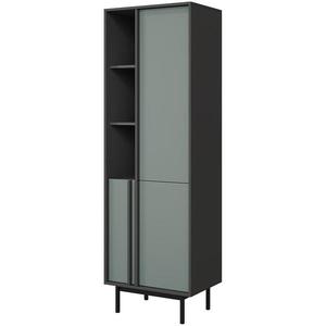 Vitrína Alsy 3 aloes/antracit obraz