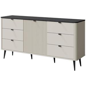 Komoda 160 Marly 9 1d6s kašmír/šedý kámen obraz