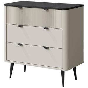 Komoda 90 Marly 11 3s kašmír/šedý kámen obraz