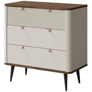 Komoda 90 Marly 11 3s ořech/kašmír obraz