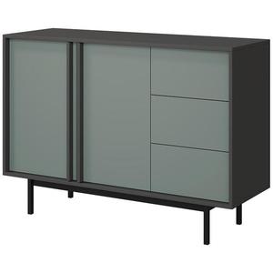 Komoda 120 Alsy 7 aloes/antracit obraz