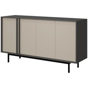 Komoda 160 Alsy 6 béžová světlý/antracit obraz