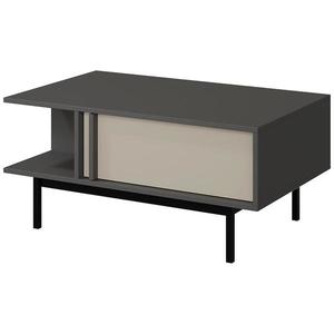 Konferenční stolek Alsy 12 béžová světlý/antracit obraz