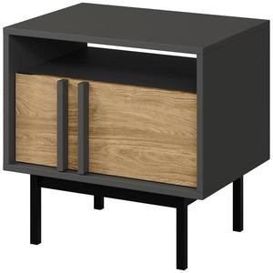 Noční stolek Alsy 13 olejovaný dub/antracit obraz