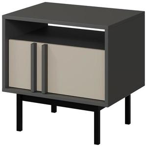 Noční stolek Alsy 13 béžová světlý/antracit obraz