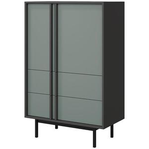 Skříň Alsy 5 aloes/antracit obraz