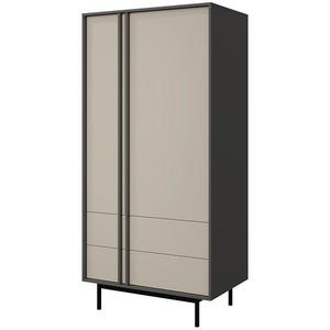 Skříň Alsy 1 béžová světlý/antracit obraz