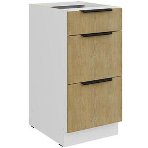 Kuchyňská skříňka Cremona Wh 40d 3s Bb obraz