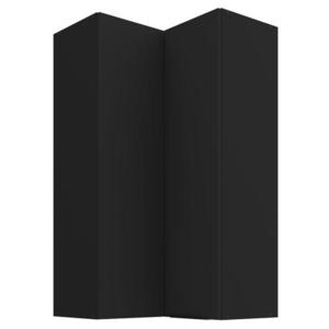 Kuchyňská skříňka Siena matná černá 60x60 GN-108 2F (90°) obraz