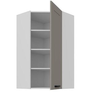 Kuchyňská skříňka Luna claygrey/bílý 60x60 GN-108 1F (45°) obraz