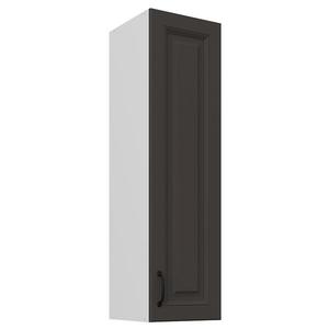 Kuchyňská skříňka Stilo grafit matná/bílý 30G-108 1F obraz