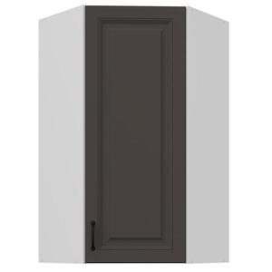 Kuchyňská skříňka Stilo grafit matná/bílý 60x60 GN-108 1F (45°) obraz