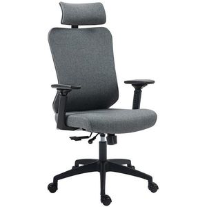Otáčecí křeslo Ergobit látka šedá obraz