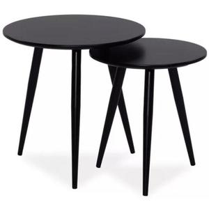 Sada konferenčních stolků Reda černá obraz