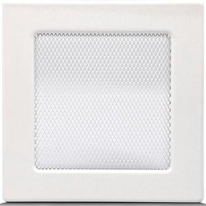Krbová mřížka bílý bez žaluzie 17x17 4F1717OW obraz