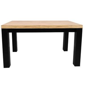 Stůl ST-63 100x100+4x50 wotan/černá obraz