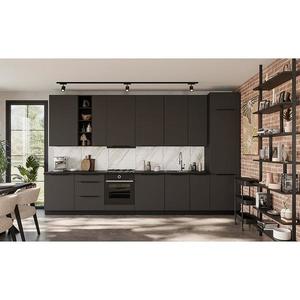 Kuchyňská linka Aria GR/BL 390 cm bez kuchyňské desky obraz