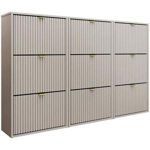 Botník Laro III závěsný kašmír/kašmír/zlatá obraz