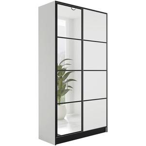 Skříň Eden 2D 107 bílá vzor 2 obraz