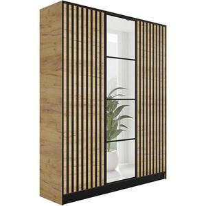 Skříň Eden 3D 157 dub craft zlatá vzor 3 obraz