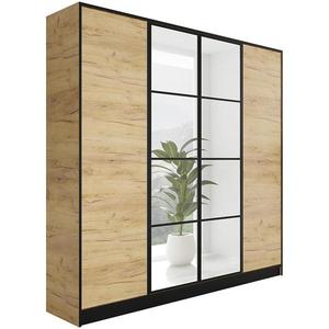 Skříň Eden 4D 207 dub craft zlatá vzor 1 obraz