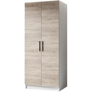 Skříň Gold 2D bílá/dub sonoma obraz