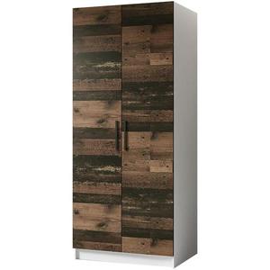 Skříň Gold 2D bílá/old style obraz